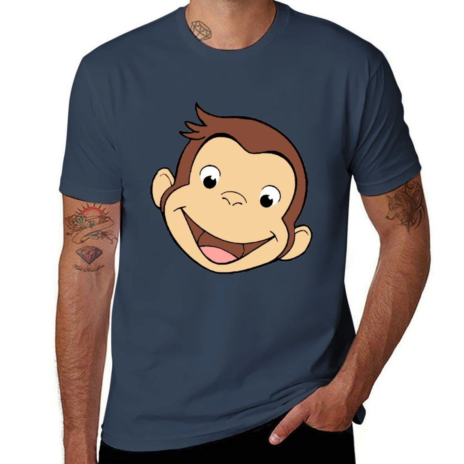 face george monkey TShirt Soft Touch Basic Cotton TShirt S