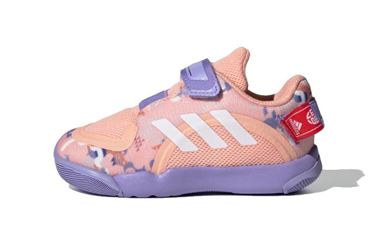 

Adidas Activeplay CNY I Дышащие Низкие Спортивно-Повседневные Кроссовки Розово-Фиолетово-Белые Для Младенцев и Малышей FZ4593 22