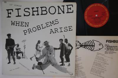 12inch Record FISHBONE  When Problems Arise 12AP3295 CBSSONY 1986 Japan Rock Used