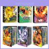 Álbum de Coleção de Cartas de Pokémon Colorido e Impermeável com Grande Capacidade