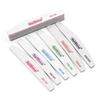 Imported Half-Moon Wear-Resistant Sandpaper Nail File - Double-Sided Durable Polishing Tool