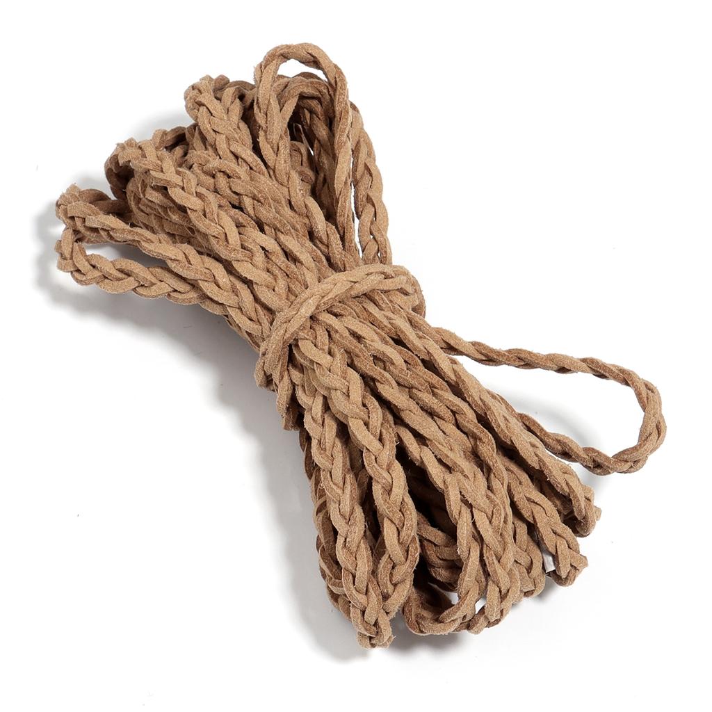 5 yards/lot Color Korean Velvet Braided Cords Three-Strand Woven Rope for Handmade Jewelry Making DIY Bracelet Garment Accessory