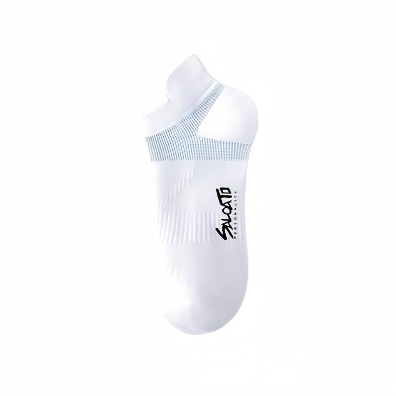 Sports Socks, Men's Short Socks, Pure Cotton Anti-odor, Summer Professional Running, Marathon, Badminton, Men's Basketball, Boat Socks