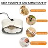 Flea Trap Dome Flea Bed Bug Trap with 2 Trapping Boards, Odorless Non-toxic Flea Killer Trap Pad, Flea Trap Light Children and Pets Friendly