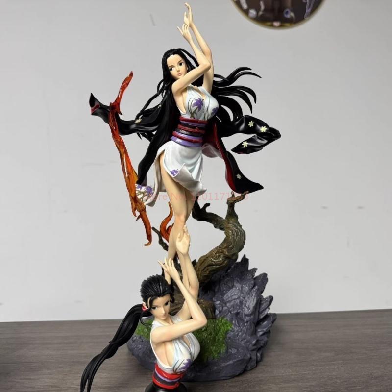 New 38cm One Piece Anime Figures Nico Robin Figure 2 Heads Action Figurine Collect Desk Decoration Ornament Birthday Toys Gifts