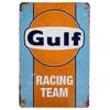 Retro Industrial Motor Oil Gas Aluminum Sign  Vintage Aluminum Wall Art Unique Decor for Man Cave Garage Cafe Club Bar