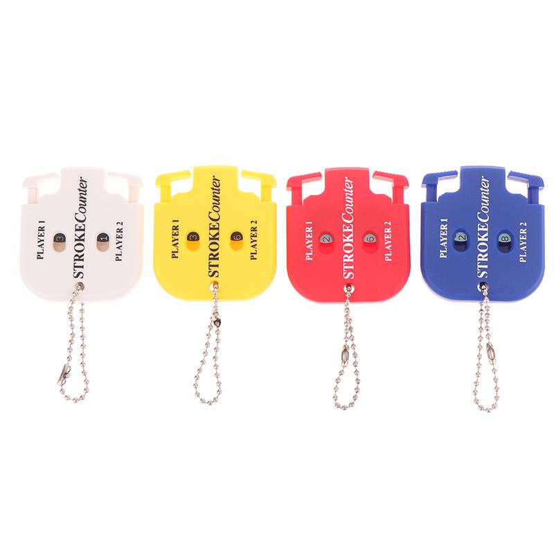 1Pc Mini Golf Score Shot Stroke Counter Two Digits Scoring Keeper Keychain For Golf Game Scorekeeper Gift For Golfers