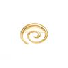 European Retro Geometric Swirl Brooch: Luxurious Rotating Metal Design