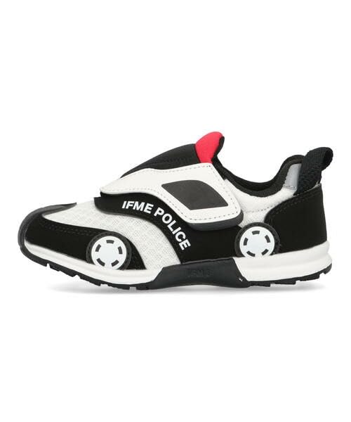 [IFME] School Shoes, Vehicle Design, Girls, White, 17.5 cm, 3E