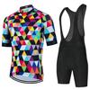 2026 Summer Cycling Suit Men's Breathable Sweat Wicking Short Sleeve Shorts Road Mountain Bike Top