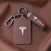 TPU Leder Auto NFC Karten Schlüssel Hülle Tasche Schale Halter Schutz für Model 3 Model Y 2020 Schlüsselanhänger Auto Zubehör
