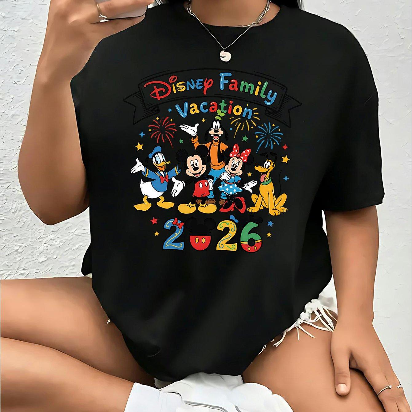 Family Vacation Womens Tshirt Summer New Style Suitable for Both Unisex and Women Casual Original Style Tshirt S