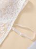 Women's Pointed Neck Lace Fake Collar, Fashionable and Versatile, Semi Transparent and Breathable, Detachable Fake Collar