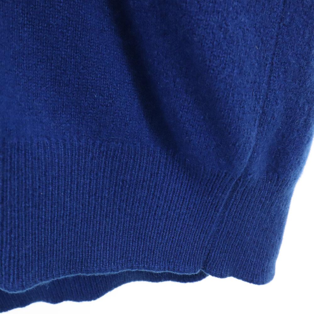 Aquascutum 70s 80s 100% Cashmere Vintage Long Sleeve V Neck Sweater Knit Women Used