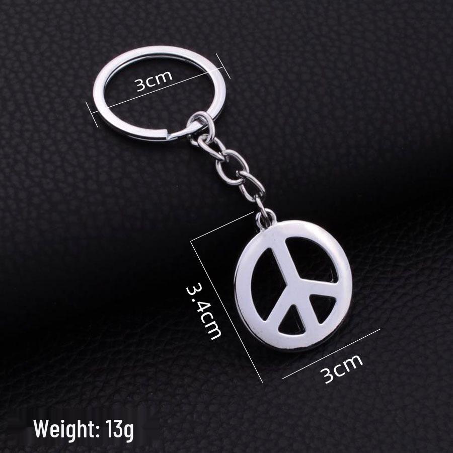 Personalized Retro Alloy Keychain Pendants for Men and Women - Versatile DIY and Creative Gift