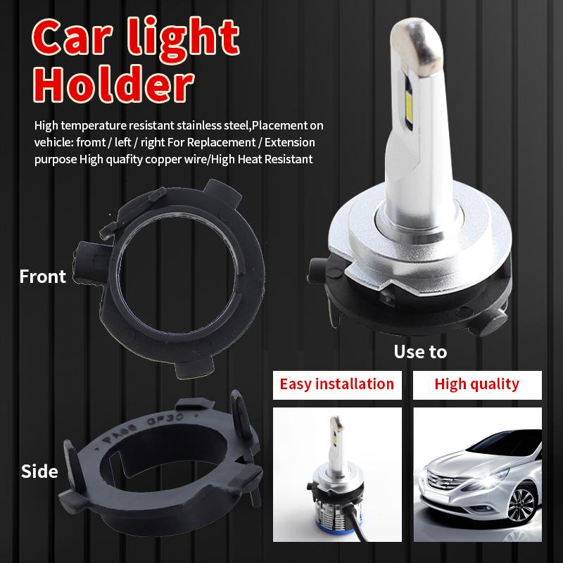 10PCS Car Base Holder Adapter Sockets For K3 K4 K5 Sportage Sorento CEED Hyundai Veloster I30 H7 Headlight Base Holder Adapter