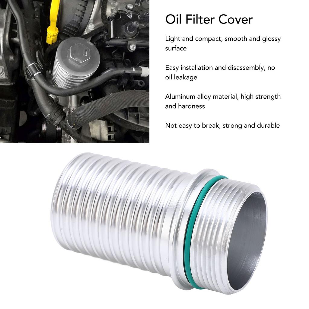 Oil Filter Cover Large Heat Dissipation Area Lightweight Compact Replacement For DSG 7 DQ380 DQ381 DQ500 Gearbox