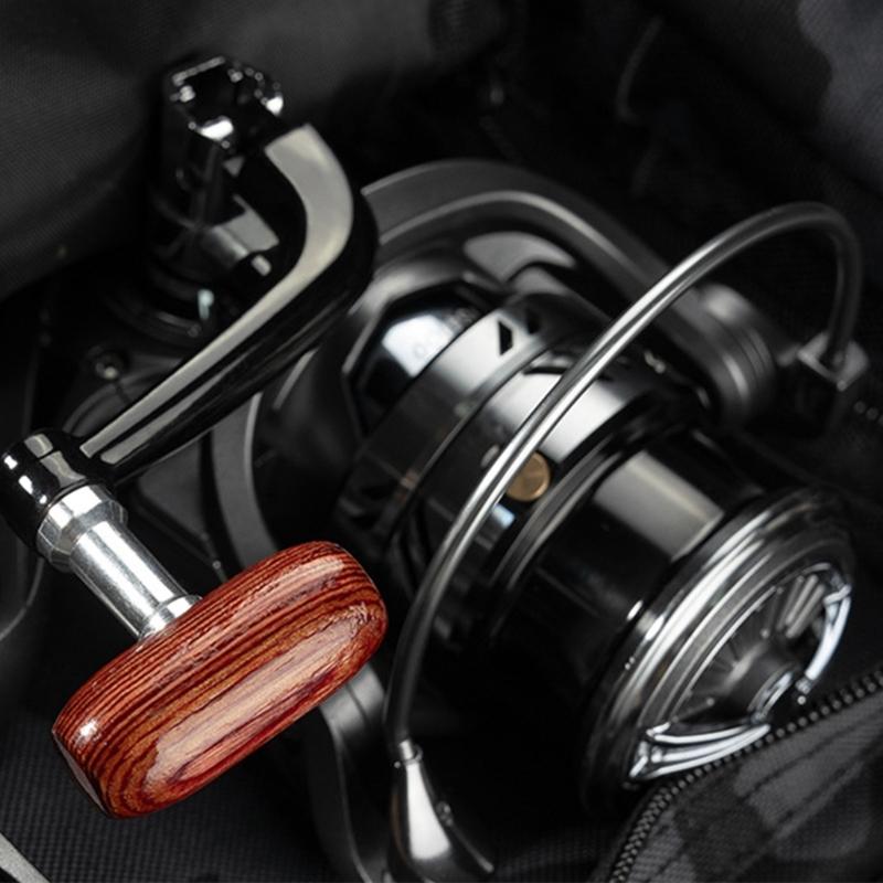 Power Handle Fishing Rod Reel Crank Rocker Arm Replacement Handle Grips Fishing Reel Crank Rotary Knob Handle