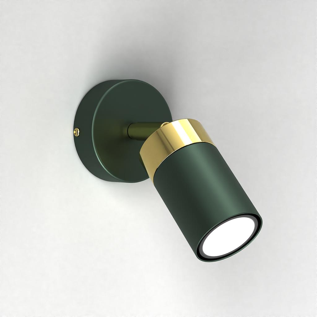 Joker Green/Gold 1Xgu10 Wall Lamp