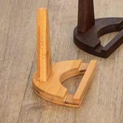 Ausstellungsständer für Teller, Holzhalter Dekorative Geschirrpräsentation