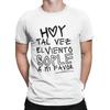 Robe Extremoduro Songs In Spanish TShirts for Men Casual Pure Cotton Tee Shirt O Neck Short Sleeve T Shirt Plus Size Clothes