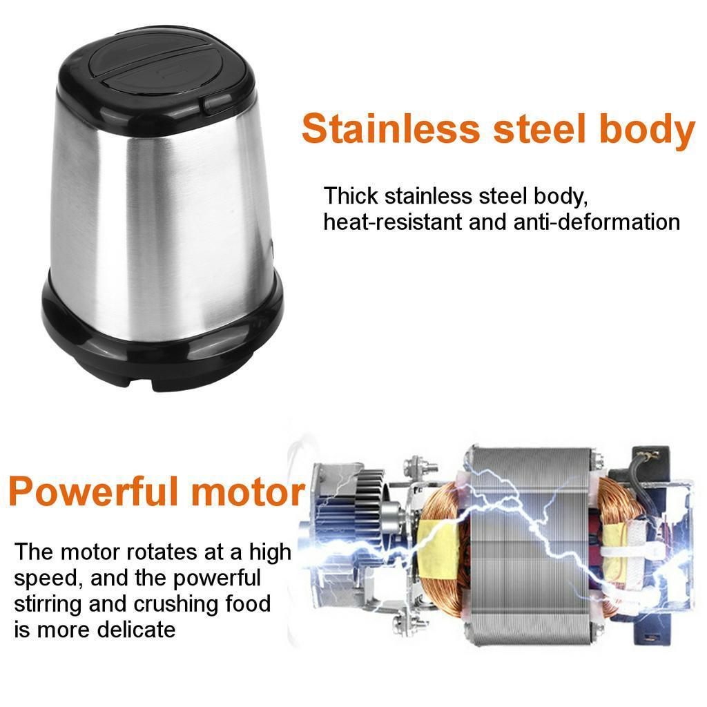 220V 500W 2L Electric Meat Grinder Stainless Steel Meat Grinder for Meat Grindering Mincing Machine