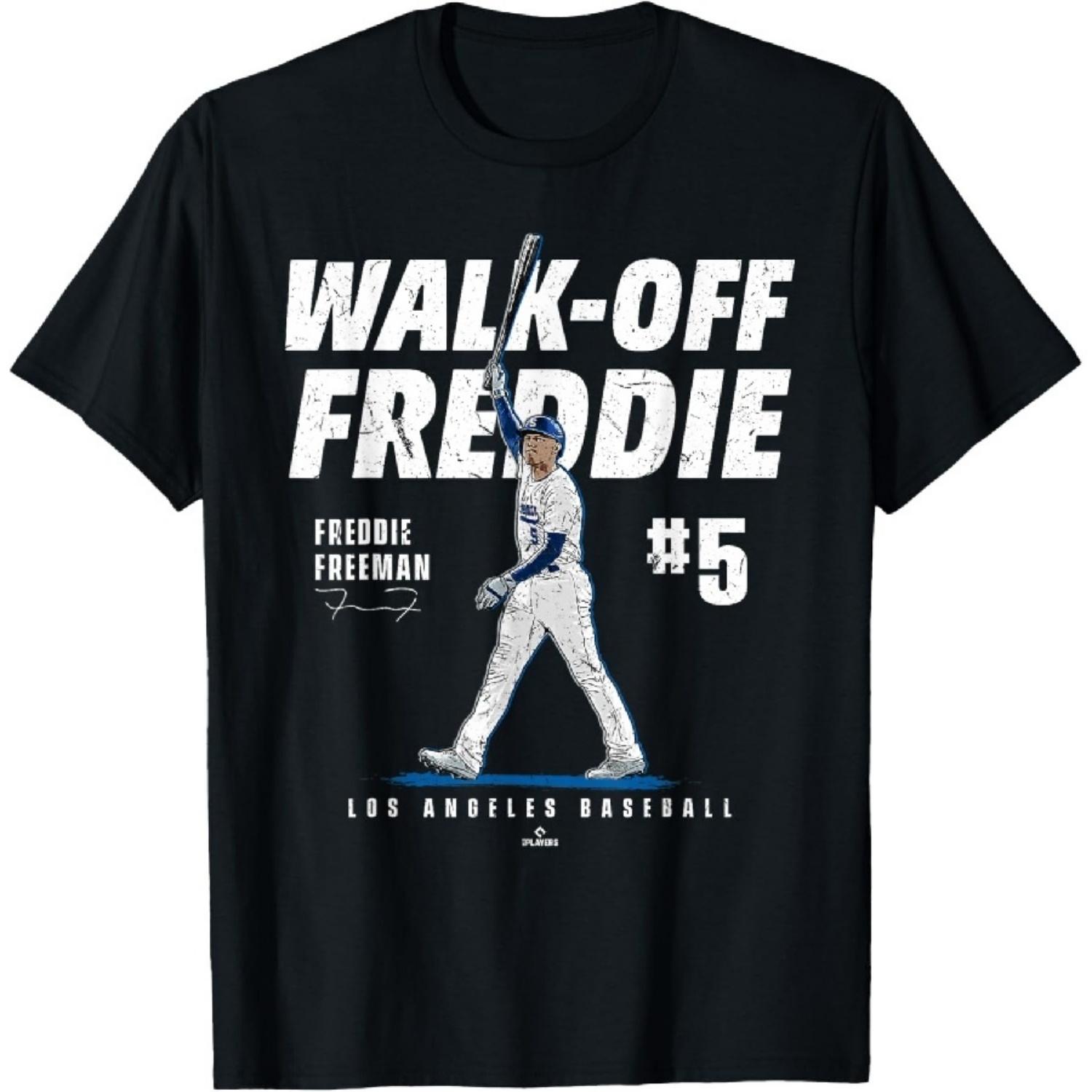 

Walk-Off Freddie Freeman Los Angeles Baseball MLBPA T-Shirt XXXXXL чорний