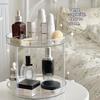Rotating Spice Rack Organizer Cosmetic Storage Tray Office Desktop Storage Box Multi-Layer Storage Turntable Storage Rack