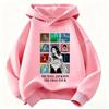 Kinderkleding Warme Kinder Hoodie Herfst/Winter 2026 Michael Jackson Print Unisex Hoodie Sweatshirt Retro Popicoon Grafisch Topje