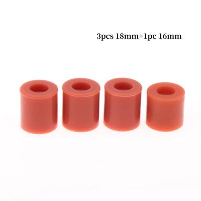 4ks/sada Silikonové pevné uložení lůžka Vyrovnávací sloupek vyhřívané podložky Tlumič Stabilní Pro příslušenství 3D tiskárny (3ks 18mm+1ks 16mm)