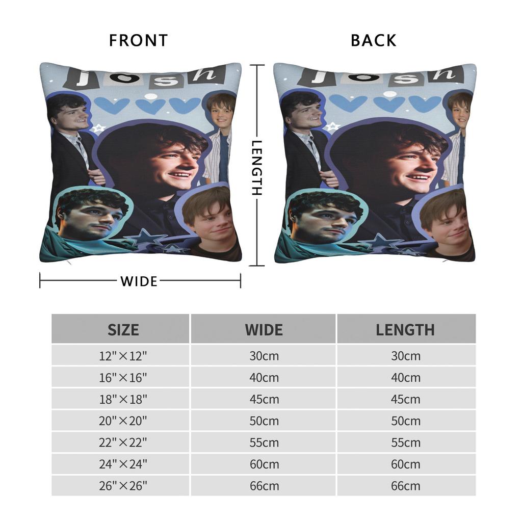 Josh Hutcherson Pillowcases  Vintage Pillow Case For Chair Sofa Home Decor Design Pillow Cover