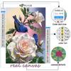 DIY 5D Diamond Painting Flowers Potted Plants Cross Stitch Kit Full Drill Embroidery Mosaic Art Picture of Rhinestones Gift