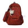 Schoolbag1011 New High-value Star Schoolbag Large-capacity Cute High School Wind Backpack Simple College Backpack