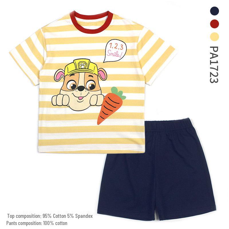 Paw Patrol Kids Short Sleeve Cotton Pajamas Set for Boys & Girls