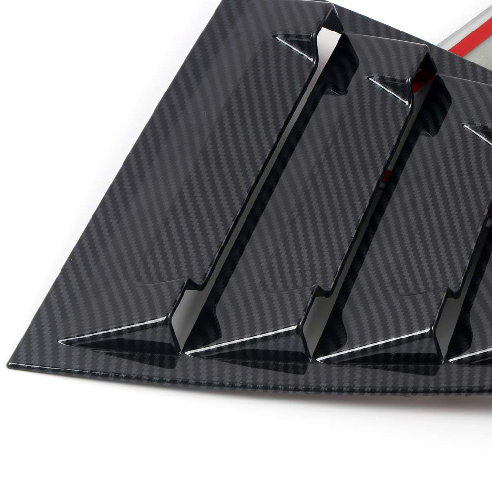 HØYTFLYVENDE Karbonfiber Bakrute Lamellpynt for Subaru WRX S4 STI Sterk og To Deksel for (VAG/VAB) 2014–2021. Ripesikker,