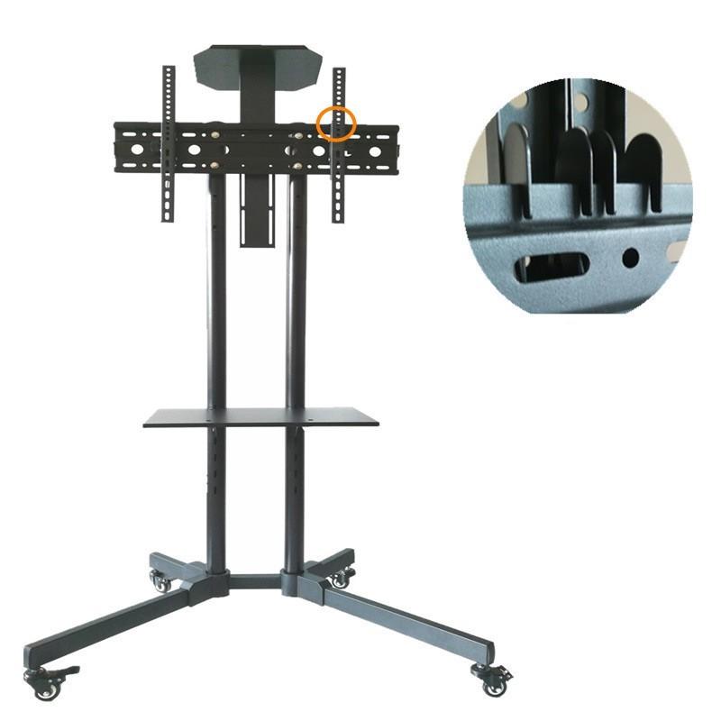 Mobile TV Trolley 34-72" Screen LED LCD Monitor Mount Plasma Display Meeting /Class/Live TV Stand Mobile Cart Trolley