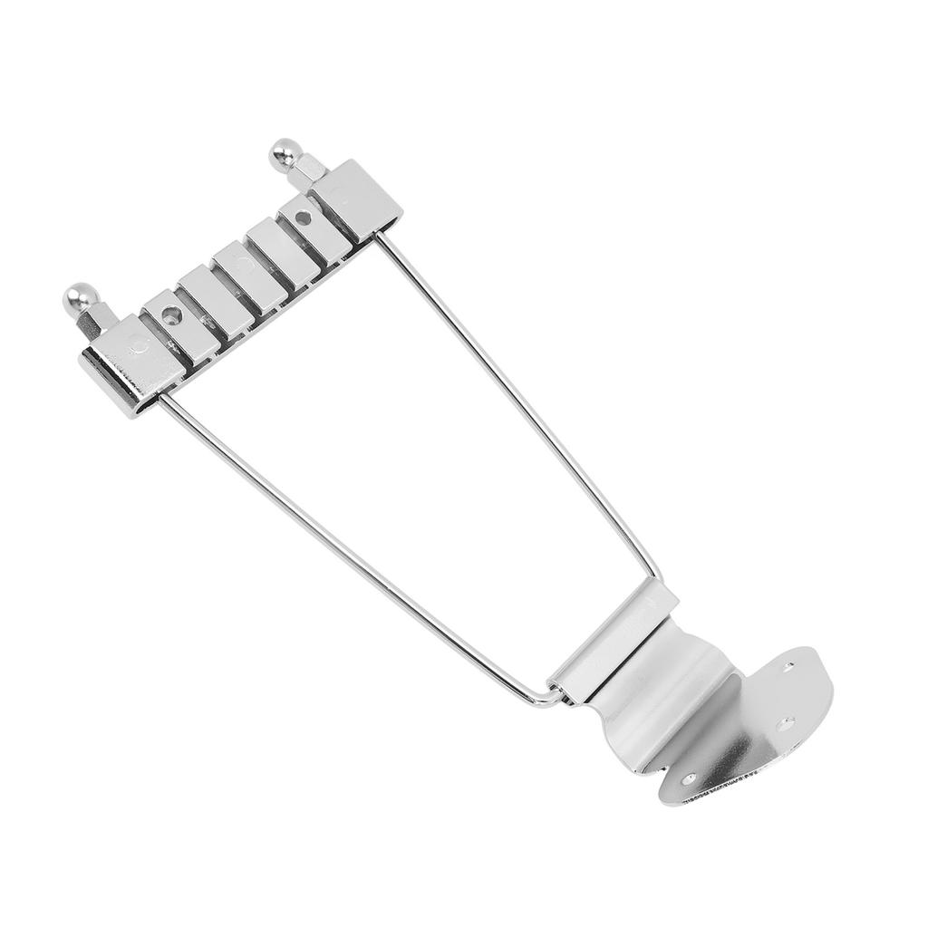 Guitar Trapeze Bridge 6 String Jazz Guitar Tailpiece Replacement Metal with Screws