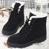 Women's Winter Boots Low Heels Women Boots with Fur Warm Winter Shoes Women Snow Boots Ankle Botas Mujer Winter Footwear Female