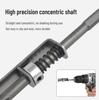 2-Piece Anti-Drop Spring-Loaded Screw Fixing Drill Bit Tool