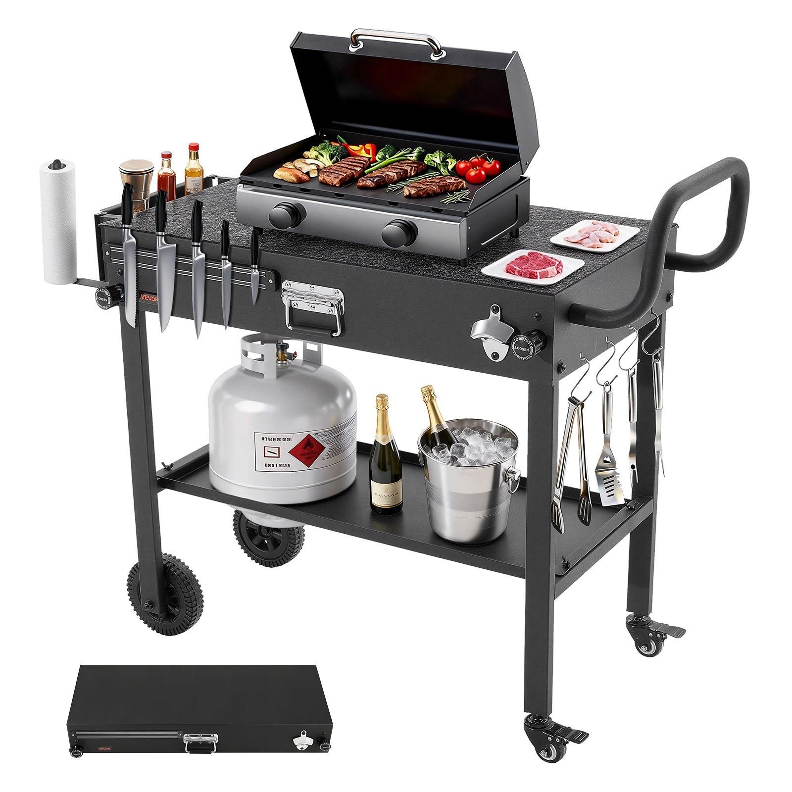 VEVOR Outdoor Grill Cart, 31.0