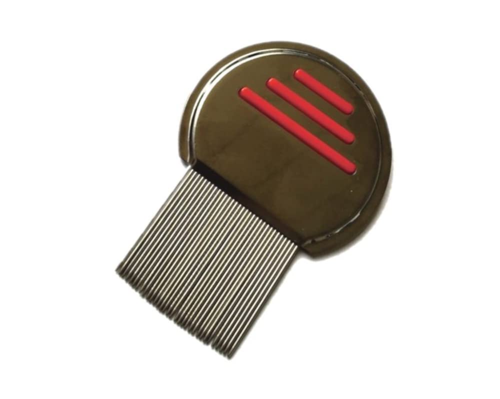 

Beatus Lice Comb Safely Remove Lice and Fleas Without Chemicals Customizable - - Set! (1 Red)