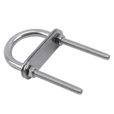 Boat Hardware Metal U-bolt 304 Stainless Steel Screw Pads Screw with Nut Bow Stern Eye Rope Rigging