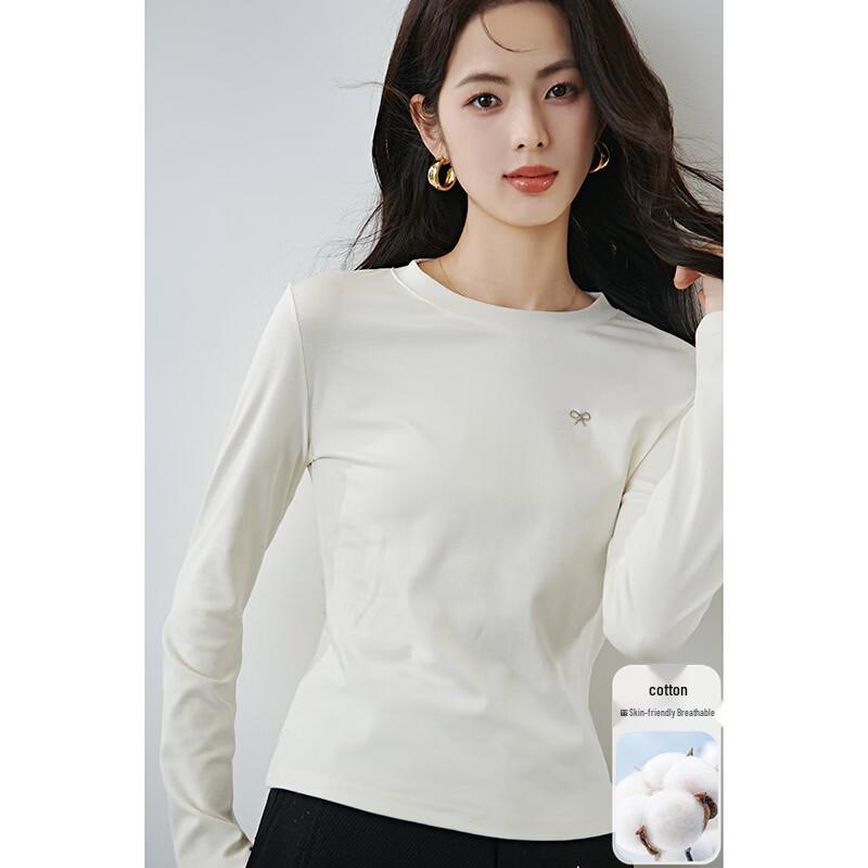 Women s Classic Round Neck Cotton T-Shirt S