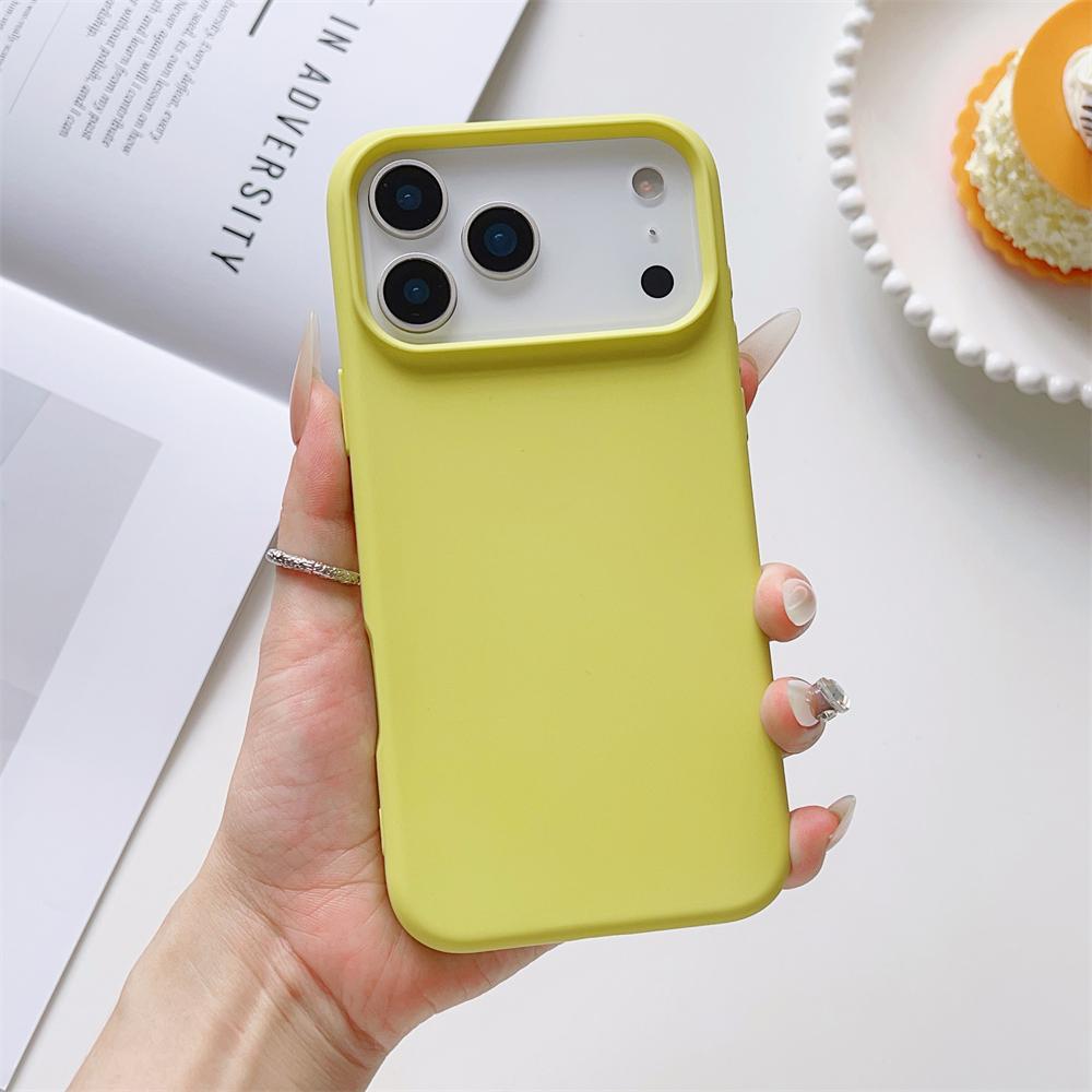 Matte Candy Color Phone Case for iPhone 17 Air 16 16E 15 Pro Max Liquid Silicone Shockproof Protection Skin Feeling Solid Cover