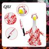 Porch Goose Clothes Halloween Outfit, Blood with Hat & Garden Costume Knife, Horror Style for Haunted House Party Favors Knife