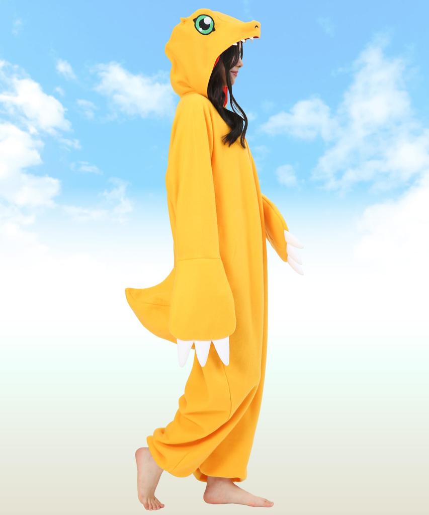 Character Fleece Kigurumi Digital Monster Agumon [SAZAC]