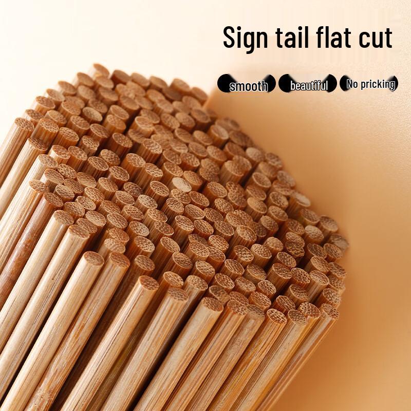 Oeny Disposable Carbonized Bamboo Skewers for BBQ
