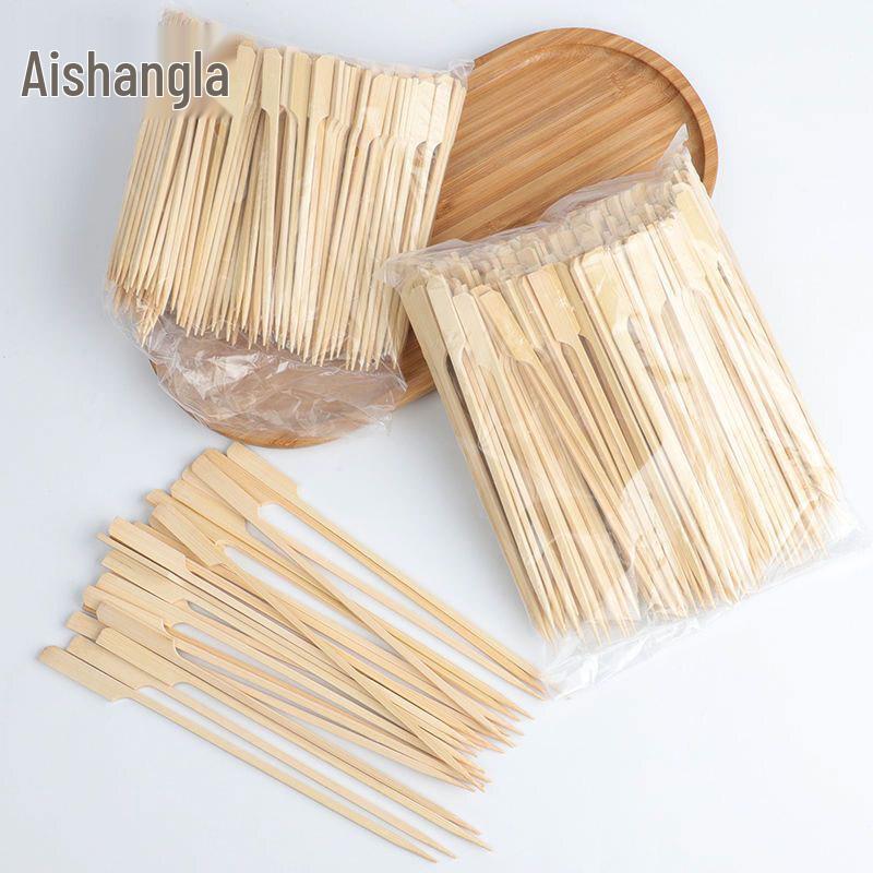 Aishangla Disposable Bamboo Skewers for BBQ & Oden