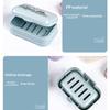 Soap Case Simple Flap Drainage Box Bathroom Toilet Waterproof Soap Storage Box Dormitory Home Travel Large Soap Dish