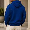Men's Casual Long Sleeve Pullover Hoodie with Round Neck Sweatshirt for Sports and Everyday Wear